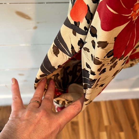 Alfred Dunner Floral Print Button-Up Shirt jacket with pockets, size 18W, EUC - Picture 4 of 8